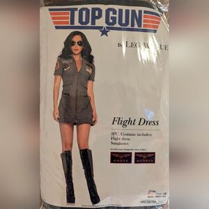 Top Gun flight dress costume size L